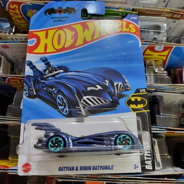 Hot Wheels Batman & Robin Batmobile J Case