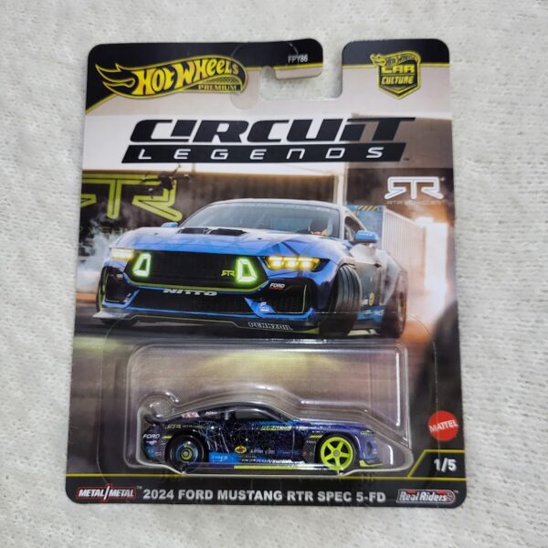 Hot Wheels Circuit Legend 2024 Ford Mustang RTR SPEC 5-FD