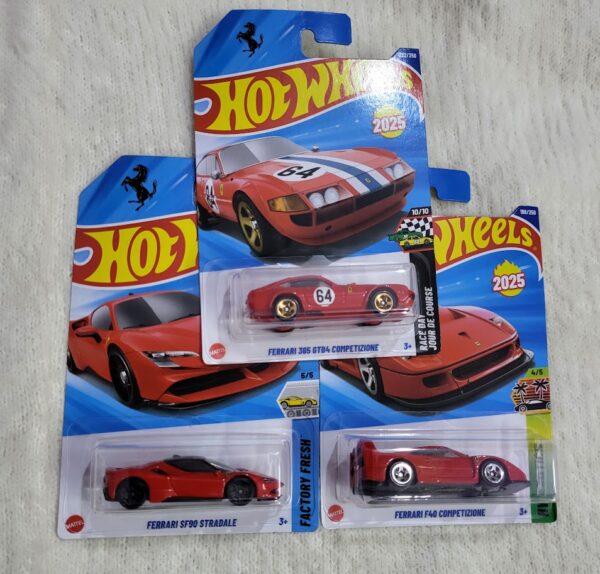 Hot Wheels Ferrari Combo - Pack of 3