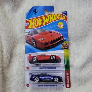 Ferrari f40 and 18 ford mustang combo