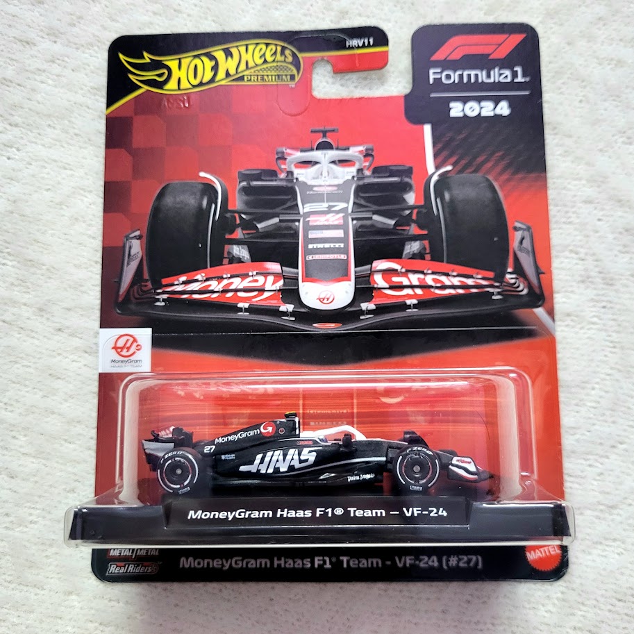 Hot Wheels Formula 1 MoneyGram Haas F1 Team - VF-24 (#27) - Premium