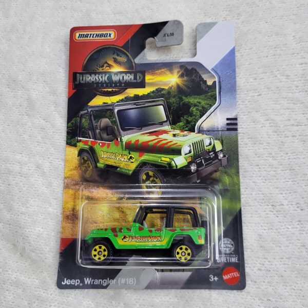 Matchbox Jurassic World Jeep Wrangler #18