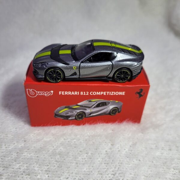 Bburago Ferrari 812 Competizione Grey- Scale - 1:64