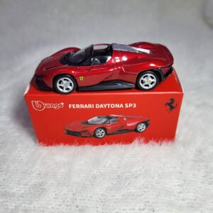 Bburago Ferrari Daytona SP3 Red- Scale 1:64