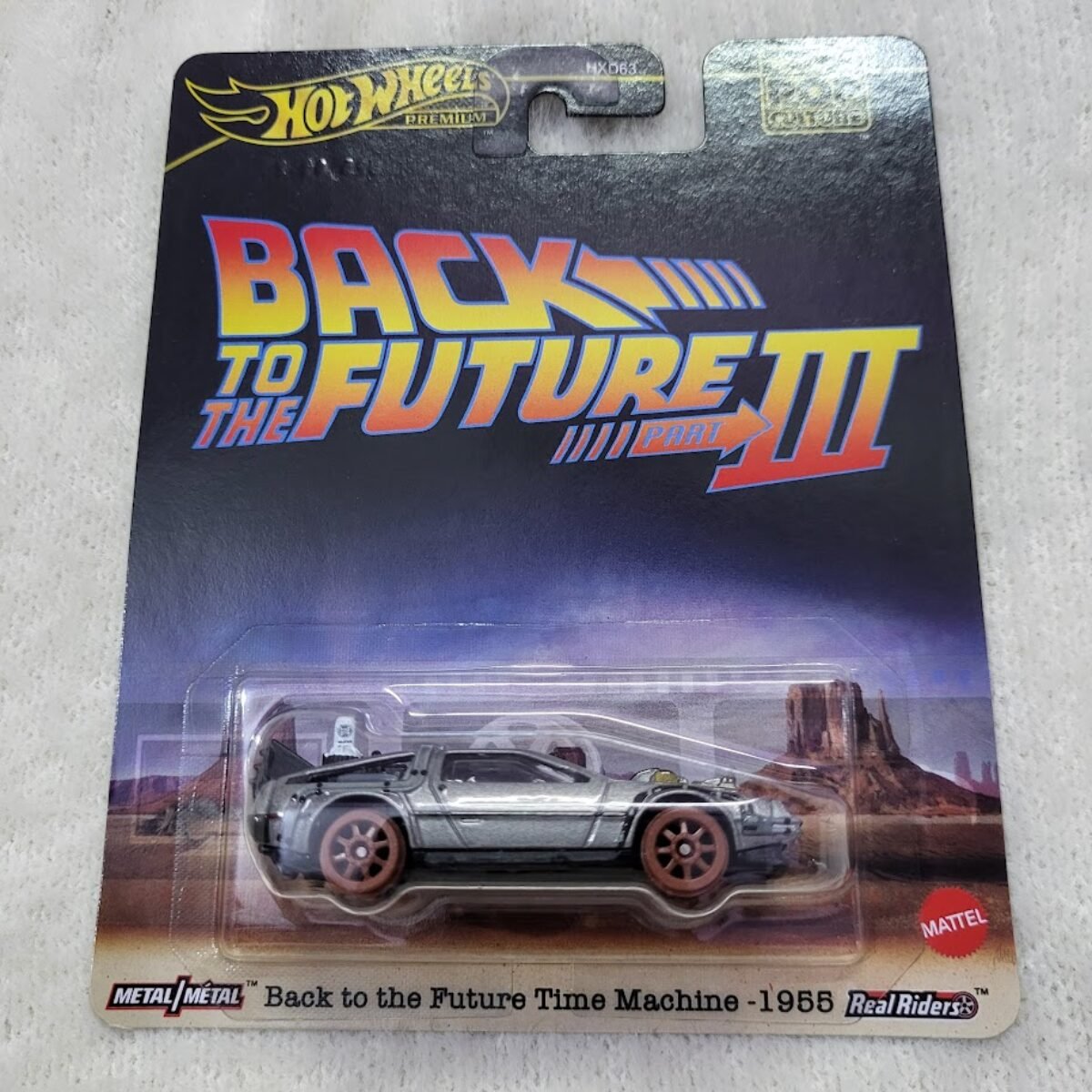 Exclusive Premium Hot Wheels Back to the Future Time Machine -1955