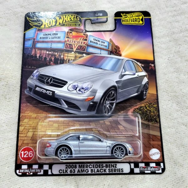 Premium Hot Wheels 2008 Mercedes-Benz CLK 63 AMG Black Series