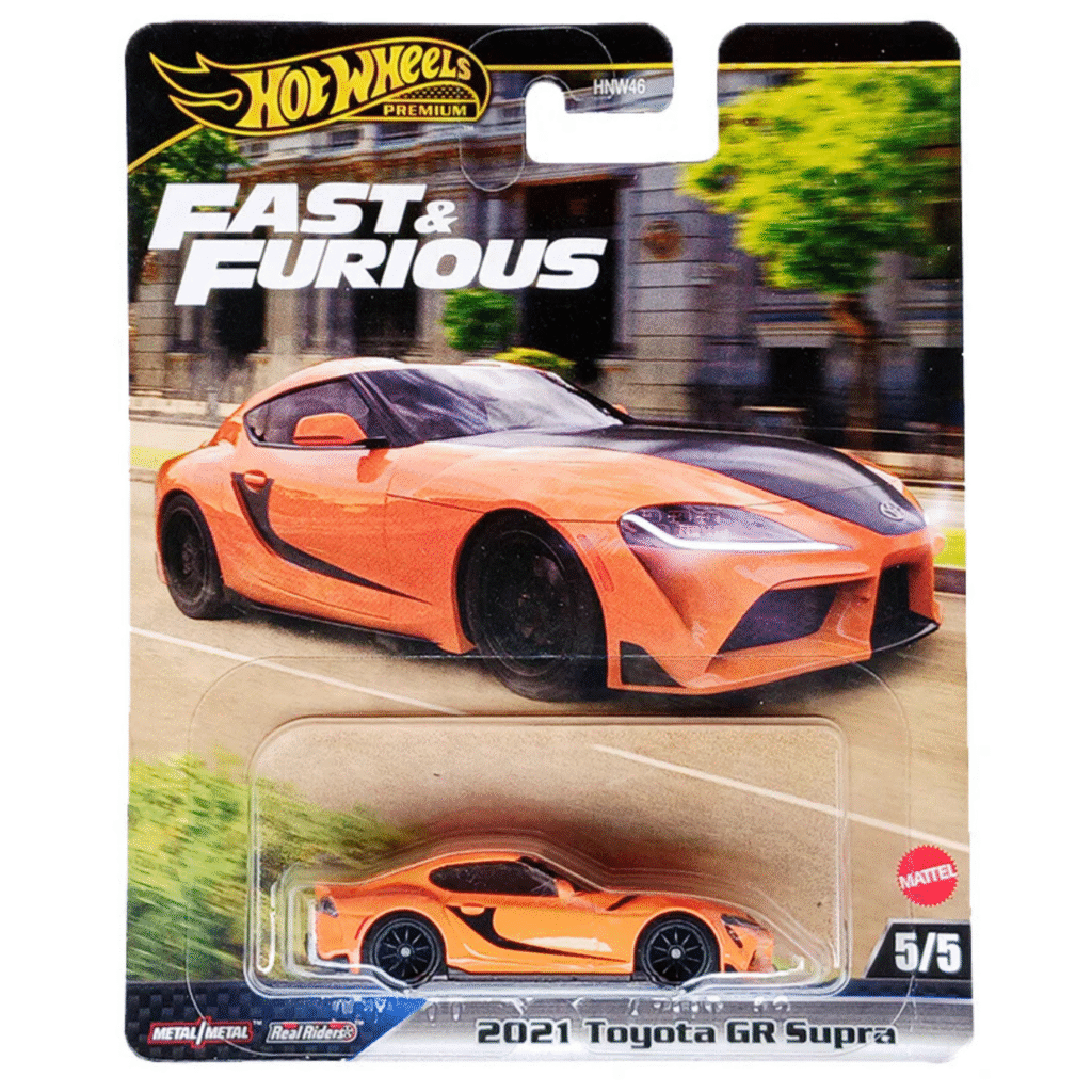 Hot Wheels Premium 2021 Toyota GR Supra Fast & Furious - Édition 1:64 - Neuf
