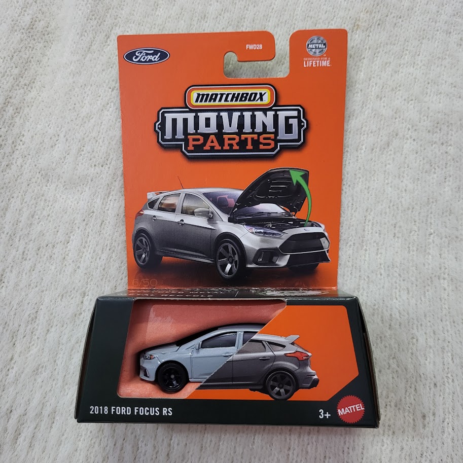 2018 Ford Focus RS Matchbox Moving Parts