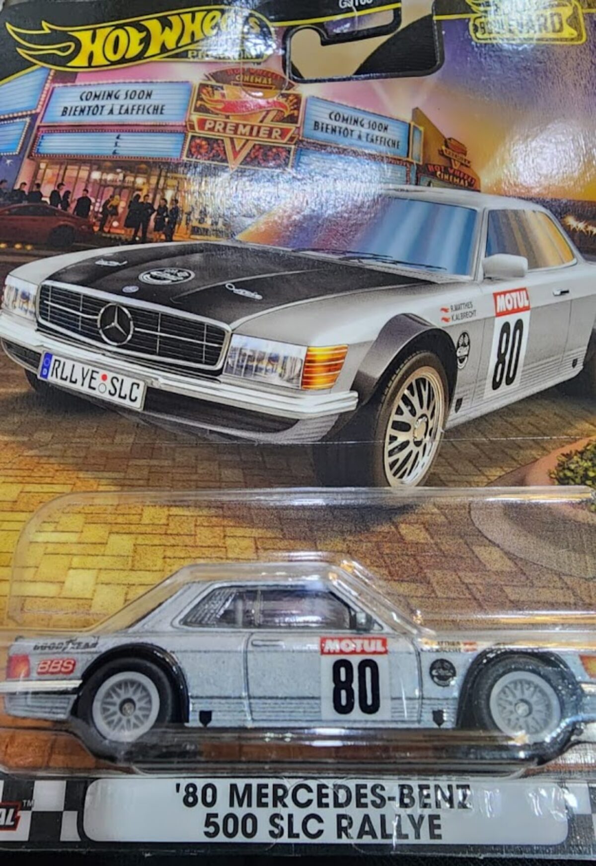 ベンツ RALLYE SLC 500 MERCEDES-BENZ '80 80 RALLYEのレビュー！3代目SLクーペのラリー SLC 500 MERCEDES-BENZ ミニカー