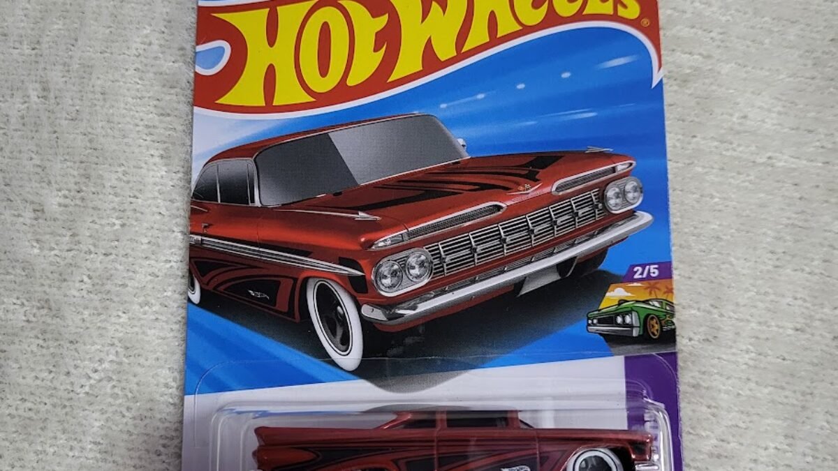 Hot Wheels 59 Chevy Impala Red #44 Mainline 2026 Case A/B (In-Stock) New Hot Wheels 59 Chevy Impala Red #44 Mainline 2026 Case A/B (In-Stock) New
