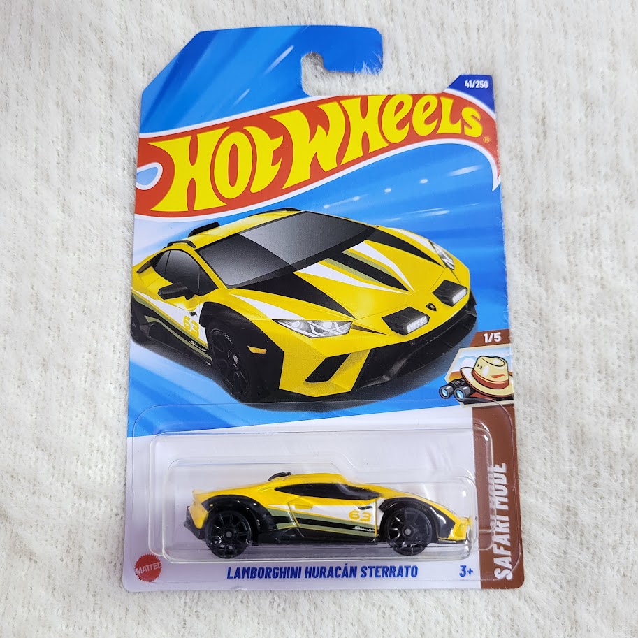 Hot Wheels Lamborghini Huracan Sterrato yellow