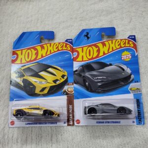Hot Wheels Lamborghini and Ferrari SF90 Combo (Pack of 2)