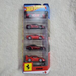 Hot Wheels Ferrari Pack of 5