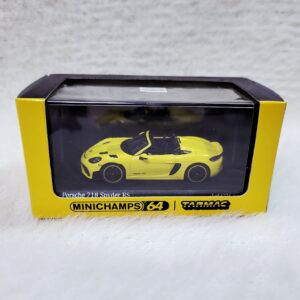 Tarmac Works Porsche 718 Spyder RS Racing Yellow