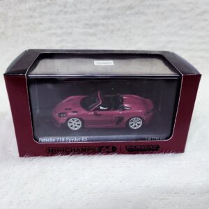 Tarmac Works Porsche 718 Spyder RS Ruby Star Neo