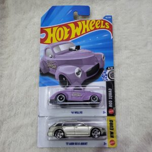 Hot Wheels 41 Willys and 17 Audi Combo (Pack of 2)