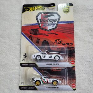 Hot Wheels Ferrari 250 GT0 and Lancia Stratos - Vintage Racing