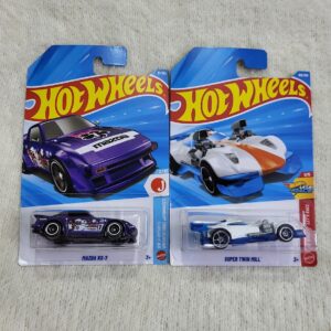 Hot Wheels Mazda RX-7 and Super Twin Mill