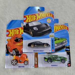 Hot Wheels Porsche 911 Carrera T (Pack of 3)