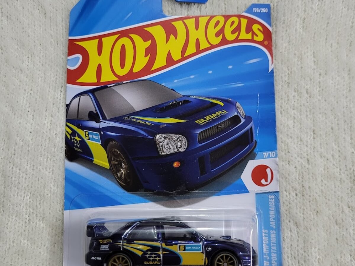 Hot Wheels Subaru Impreza WRX STH Super Treasure Hunt - gaurstrendy