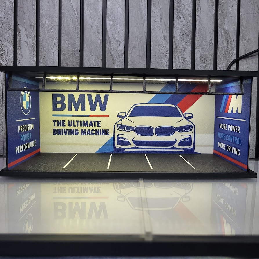 BMW Diorama with LED Lights