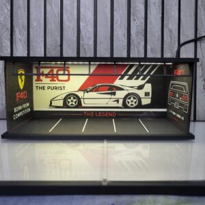 Ferrari F40 Diorama with Lights