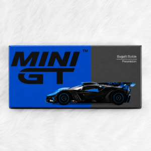 Mini GT Bugatti Bolide – Presentation Blue