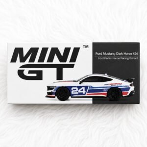 Mini GT Ford Mustang Dark Horse #24 - Ford Performance Racing School