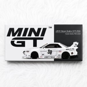 Mini GT LBWK Nissan Skyline GT-R (R32) - Kaido Works TAS 2025