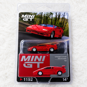 Mini GT Lamborghini Countach 25th Anniversary – Red #1192 Blister