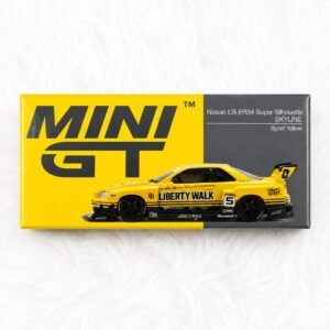 Mini GT Nissan LB-ER34 Super Silhouette SKYLINE - Sport Yellow
