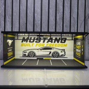 Mustang Diorama with LED Lights