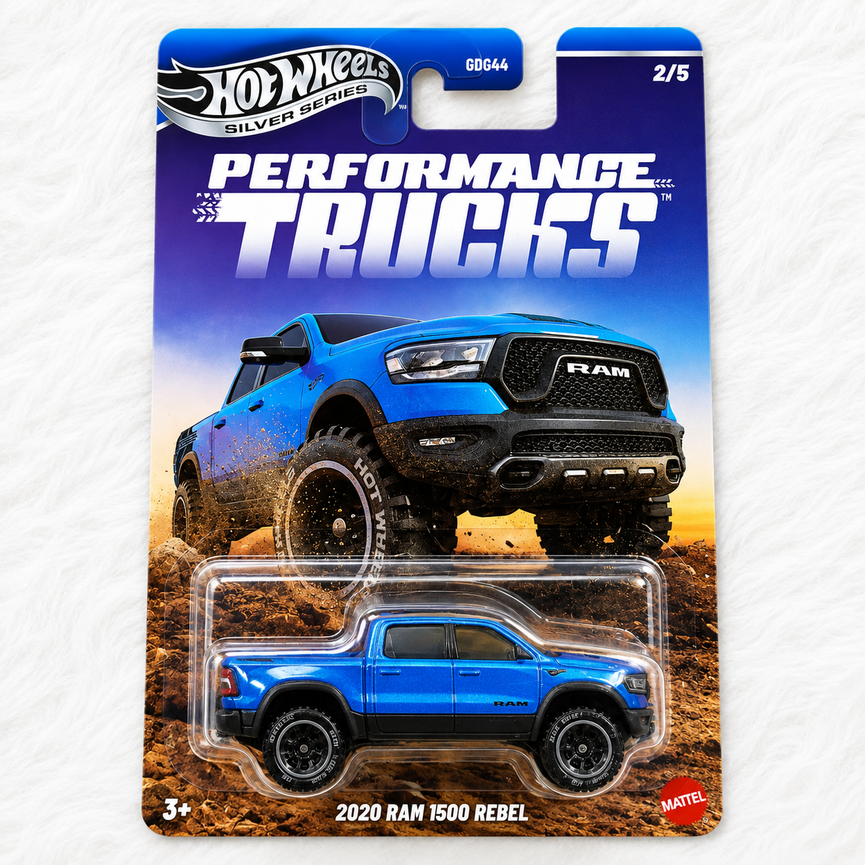 Hot Wheels 2020 Ram 1500 Rebel - Performance Truck Silver Series