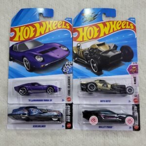 Hot Wheels 71 Lamborghini Miura SV Combo Pack of 4