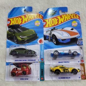 Hot Wheels Toyota Prius Custom Combo Pack of 4