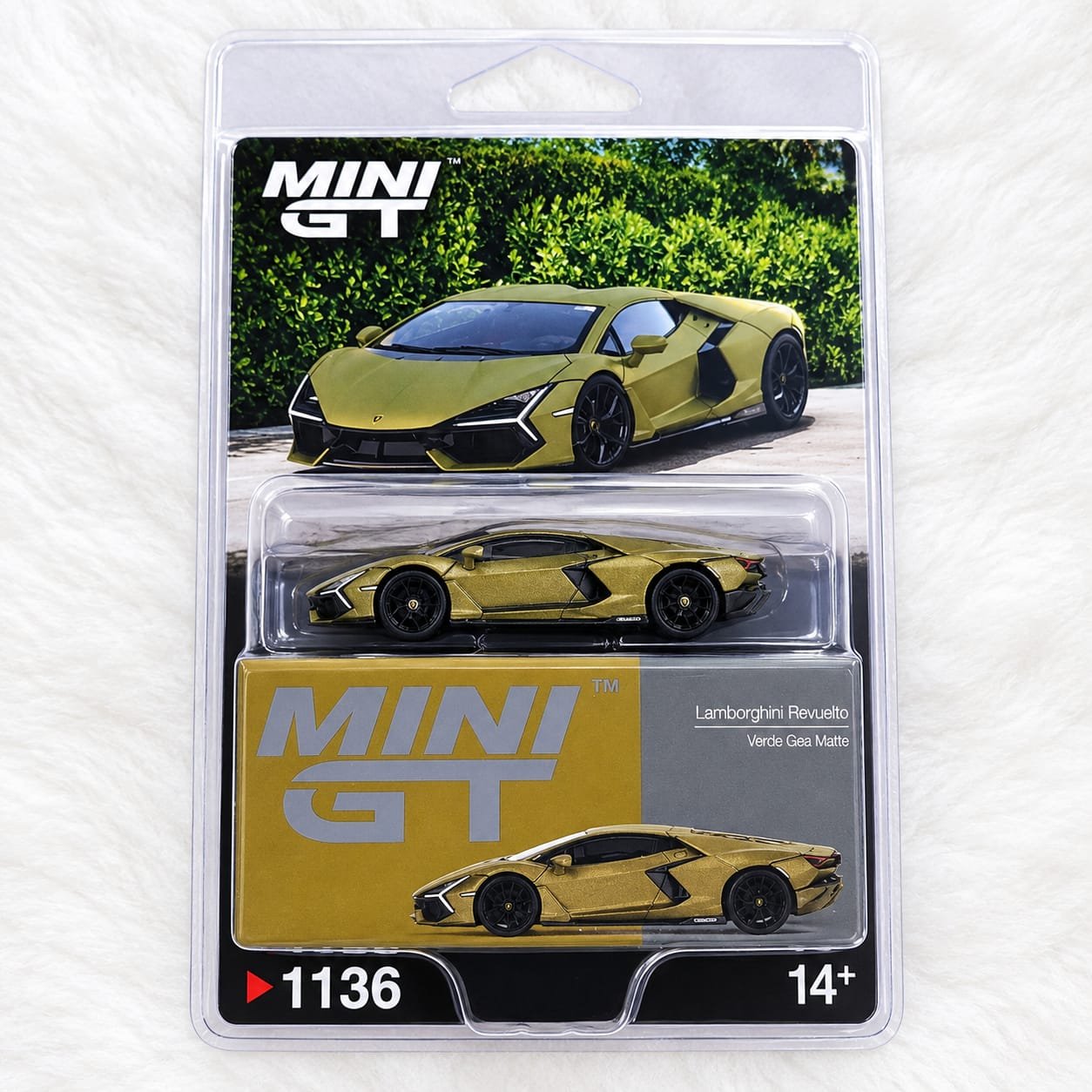 Mini GT Lamborghini Revuelto - Verde Gea Matte #1136 Blister