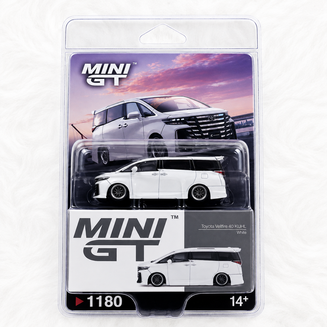 Mini GT Toyota Vellfire 40 KUHL - White #1180 Blister