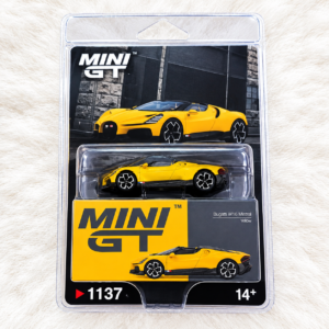Mini GT Bugatti W16 Mistral - Yellow - #1137 Blister