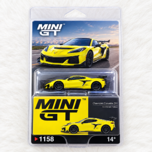 Mini GT Chevrolet Corvette ZR1 - Accelerate Yellow #1158 Blister