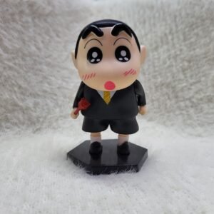 Mini Shin Chan Rose Figurine - Black 10CM