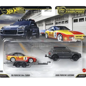 Hot Wheels Team Transport 89 Porsche 944 Turbo 2008 Porsche Cayenne